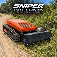 Tondeuse à fléaux sans fil professionnelle télécommandée, électrique, à batterie, zéro émission, 800 mm, pour vergers