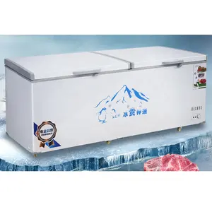 商業用大容量水平冷蔵銅管冷凍庫OEM/良い評判と長寿命アイスクリーム凍結