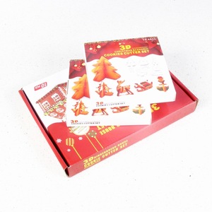 18 Piece <strong>Gingerbread</strong> House Cutters <strong>Kit</strong>,DTDR 3D Christmas House Cookie Cutter Set, Stainless Steel Biscuit Cutter Mold Set - Product Image 6
