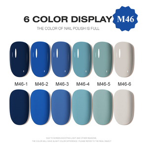 AILANUO - Suministros para Arte de Uñas, Venta al por Mayor para Salones, Esmalte de Uñas en Gel UV, Juego de 6 Colores, Sin HEMA, Ecológico, Esmalte de Gel UV LED Removible - Product Image 2