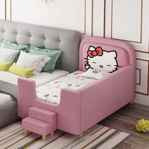 Cama Infantil de Madera Maciza JINS, Cama Individual Moderna, Cómoda y Ecológica, Personalizable, <span class=keywords><strong>para</strong></span> Bebés y Niñas - Product Image 4