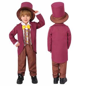 ชุดคอสเพลย์ตัวละครการ์ตูนชาร์ลีช็อกโกแลตสำหรับเด็กผู้ชายในวันฮาโลวีน สีม่วง รุ่น RMOV-002 - Product Image 4