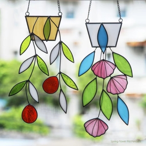 Atrapasueños personalizado caliente pintura a mano vidrieras atrapasoles obra de arte - Product Image 6