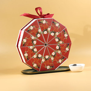 Scatola Regalo Pieghevole in Carta per Caramelle Nuziali con Design Creativo Personalizzato, Scatola Triangolare per Pezzi di <span class=keywords><strong>Torta</strong></span> - Product Image 5