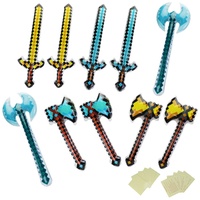 Jouets d'Halloween, hache gonflable à lancer, marteau gonflable, logo personnalisé, accessoires de jeu de lancer d'hache gonflables, armes de jeu d'hache gonflables