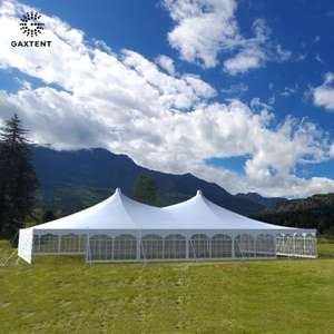 Tente Sperry Tente Chapiteau Transparent Auvent Heavy Duty 20x20 Poles Tentes pour les événements d'été Galaxy's Aluminium <span class=keywords><strong>et</strong></span> PVC - Product Image 2