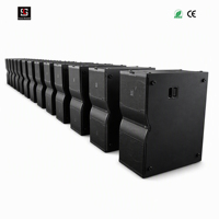Système audio professionnel extérieur LS-VTX G28 Double caisson de basses passif de 18 pouces 1600W pour scène et concert