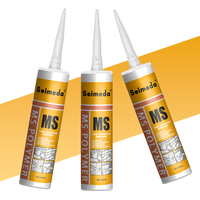 Adhésif écologique non toxique sans odeur pour la décoration intérieure, colle pour panneaux muraux en bois et PVC, 300 ml, mastic MS