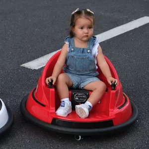 Yüksek kaliteli eğlence parkı sürmek tampon araba güçlü güç 6v 7ah yılbaşı hediyesi için yeni çocuk elektrikli araba