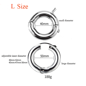 Einstellbarer Metall-Schwergewichts-<span class=keywords><strong>Penis</strong></span> ring ver größerer für männliche Übungs trainer Verzögerung Ejakulation <span class=keywords><strong>Penis</strong></span> Cockring Sexspielzeug - Product Image 2