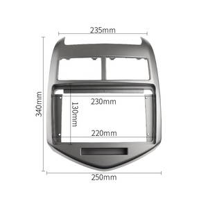 Cadre de façade d'autoradio pour CHEVROLET AVEO Sonic 2011-2014 HOLDEN Barina (TM) Stereo <span class=keywords><strong>DVD</strong></span> Player Install Surround Trim Panel - Product Image 6