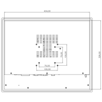 PC industriel 17 pouces, écran tactile résistif, processeur Quad Core I3 I5 I7, tout-en-un, résistant aux rayons du soleil