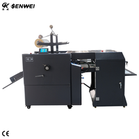 Machine à plastifier entièrement automatique à chauffage d'huile hydraulique SWFM720H A1 A2 plastifieuse