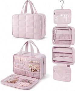 Free Sample Travel toiletry <b>bag</b>, Jewelry storage <b>bag</b>, Hanging toiletry <b>bag</b>, <b>Fluffy</b> makeup <b>bag</b> Storage <b>bag</b> - Product Image 5