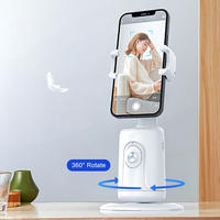 Support de téléphone portable P01 Vlog trépied de bâton de Selfie d'appareil photo 360 Rotation suivi automatique du visage équipement de vapeur en direct