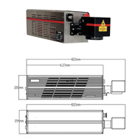 Imprimante de date laser CO2/UV bouteille bidons d'eau ligne d'emballage localisateur de curseur et machine de marquage laser de date d'impression