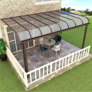 Nhà Máy bán hàng trực tiếp nhôm ngoài trời cửa sổ DIY tán che mưa ban công mái hiên cửa sổ - Product Image 1