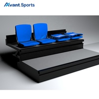 Avant Sports Télescopique Tribune Rétractable Gym Sièges Intérieur Basketball Avant-pliant Stade Siège Chaises Gradins Mobiles