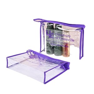 Pochette Cosmetica Ecologica Personalizzata in PU con Cerniera Trasparente per Bagno e Trucco Riutilizzabile <span class=keywords><strong>Lider</strong></span> MAL002 - Product Image 1