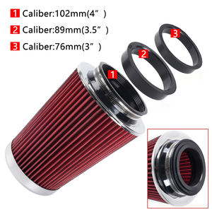 <span class=keywords><strong>3</strong></span> ", <span class=keywords><strong>3</strong></span>,5", 4 "Einlass 9" hoch Hoch leistungs konischer Kegel ansaug luftfilter Kaltluft ansaugluft filter - Product Image 3