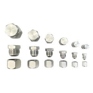 Hydraulique JIC 37 °   Kit de raccords et bouchons évasés 64 pièces en acier au carbone, ensemble d'outils de raccordement de flexibles hydrauliques métriques - Product Image 3