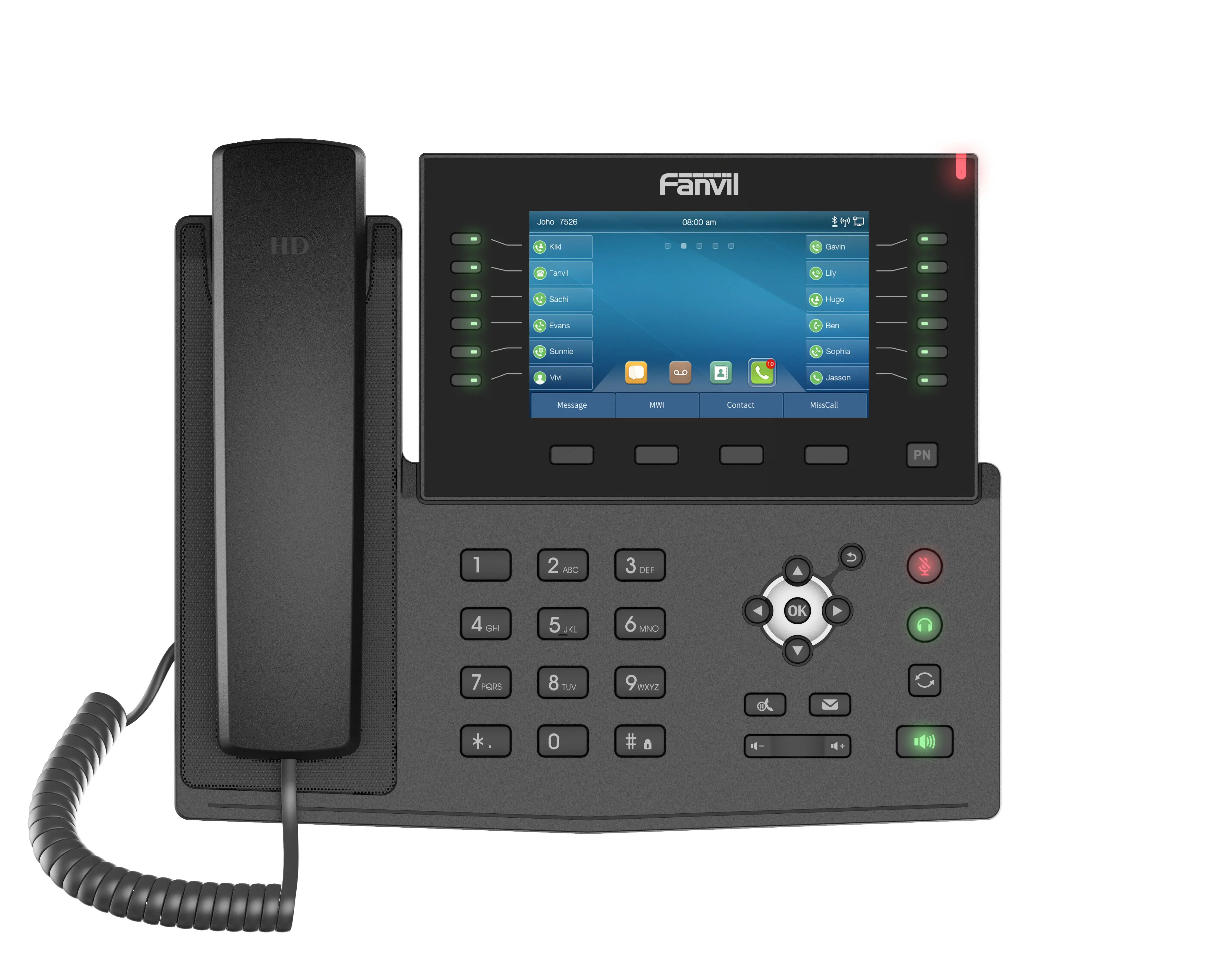 Fanvil X7C Enterprise IP Phone 20 SIP回線Wifi接続VoIP電話