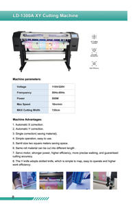 Macchina automatica di taglio XY Trimmer XY per carta da parati adesivi pellicola DTF pittura a olio rotolo per taglio fogli - Product Image 5