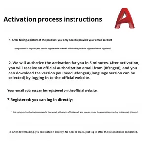 Activación Original de Software CAD 2018-2026, Versión Internet, Instalación Remota, Paquete Compatible, Disponible en Stock - Product Image 4