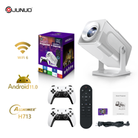 Proyector de Juegos HCS350MAX, Gran Oferta, 450ANSI, 1080P, Compatible con 4K, Android 11, WiFi 6, Controles de Juego, Cine en Casa Portátil