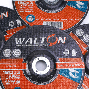 Walton – disques de coupe professionnels en acier inoxydable, roue de 7 pouces 180, fabricant d'abrasifs - Product Image 6