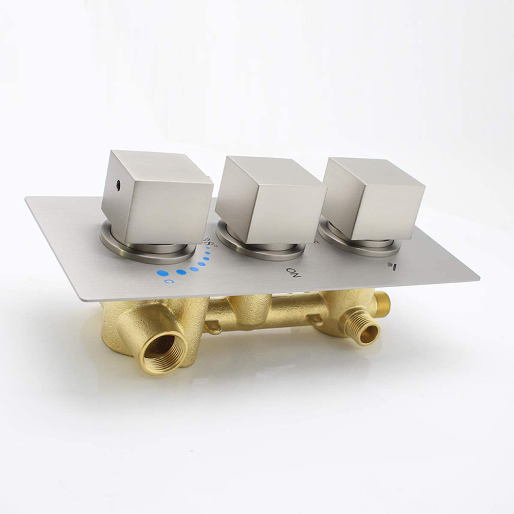 3-Way Shower Diverter Valve Cartridge – For VS-1205 Mixer, ABS & Brass Build, Ceramic Core, No-Leak Push-Fit Design – Easy Replacement Part
