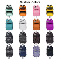 50L étanche grande capacité motif géométrique GPS anti-vol fournitures assaut Pack mode Style Camping chasse Trekking