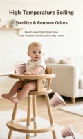 Contenants à collation et gobelets en silicone pour enfants, anti-fuite, sans BPA, durables, de qualité alimentaire, adaptés aux nourrissons et aux tout-petits