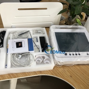 Système d'échographie numérique complet 15 pouces à écran tactile, échographe portable couleur Doppler pour obstétrique/gynécologie, scanner vétérinaire CU06 - Product Image 5