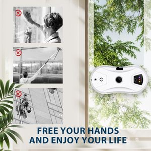 Fully Automatic Robot Window <b>Cleaner</b> 5600pa Suction Smart Water <b>Spray</b> 750mah Battery for All Smooth Glass Surfaces W15s Window - Product Image 3