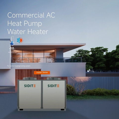 High Performance AIr Source SDT-GK High Efficiency R410a Air Source Heat Pump Water Heater 8.4kw~215kw for Hotels Commercial AC