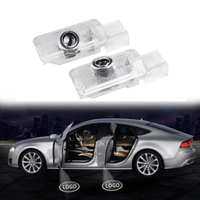 Actory-Luz LED inalámbrica para puerta de coche, iluminación de bienvenida con logotipo de cortesía para auto Enz 164 W164 W215 GMM400 400