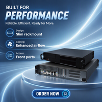 Ordinateur industriel haute performance IPC Server avec flux d'air amélioré et ports d'accès frontaux pour le contrôle industriel