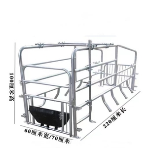 Lit de mise bas en acier simple pour porcs neuf ou utilisé avec ceinture à fumier pour ferme ou industrie du détail Type de cage de couche - Product Image 6