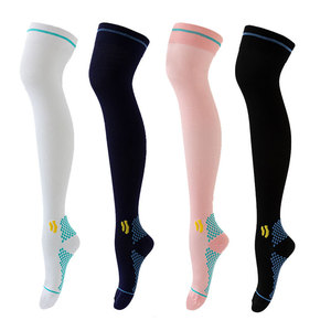 ספורט ריצה מהירה-יבש אנטי-בקטריאלי הברך-גרביים דחיסה גבוהה לנשים גברים - Product Image 4