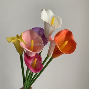 Lys Calla Artificiel Premium L-462, Tige Réaliste au Toucher, Fleur Décorative pour Bouquet de Mariage et Décoration Intérieure - Product Image 3