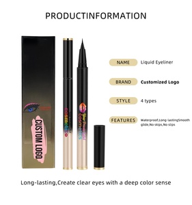 <span class=keywords><strong>Eyeliner</strong></span> <span class=keywords><strong>liquide</strong></span> <span class=keywords><strong>noir</strong></span> et marron longue tenue avec logo personnalisé, maquillage waterproof, <span class=keywords><strong>eyeliner</strong></span> <span class=keywords><strong>liquide</strong></span> fin et épais, cosmétiques en gros - Product Image 6