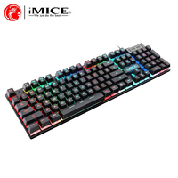 OEM AK-600 clavier de jeu souris combo LED arc-en-ciel lumière ordinateur rétroéclairage garantie d'un an