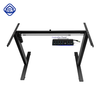 Bureau électrique ergonomique réglable en hauteur, personnalisé OEM/ODM, en acier inoxydable, pour usage commercial