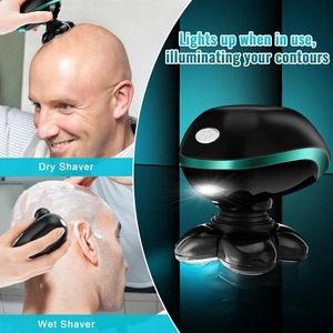Set de Belleza Profesional 5 en 1, Afeitadora Eléctrica Impermeable para Cara y Cuerpo, Afeitadora Eléctrica Recargable con Pantalla LCD para Hombres, Afeitadora para Cabeza Calva - Product Image 6