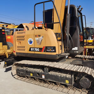 High-Precision SANY75 <b>Mini</b> Hydraulic Excavator From China 7.5 Tons Second-<b>Hand</b> with Isuzu Engine Low Price - Product Image 3