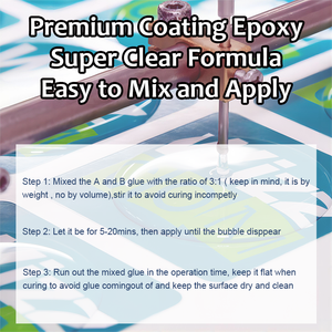 อีพ็อกซี่เรซิน AB ป้องกันสีเหลืองเรซินอีพ็อกซี่เหลวใสปราศจากฟองสำหรับโดมสติกเกอร์นุ่มเรซินโพลียูรีเทนเหลว - Product Image 3