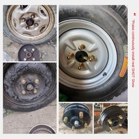 Nouvelle condition Zongpeng fonte Tricycle électrique essieu arrière moyeu de frein à disque fixe Pot composants de tambour de frein modèle 130/160/180