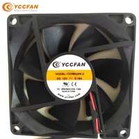 Usine 3.15 pouces 80x80x25 12v 24V 48v 80mm 8025 UPS onduleur photovoltaïque DC ventilateur 12V flux axial ventilateur de refroidissement