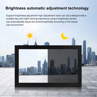 Écran d'affichage publicitaire LCD étanche pour l'extérieur IP65 22-86 pouces haute luminosité 1500-3000 résistant aux lentes haute température